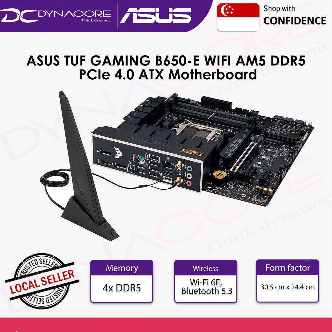 ASUS TUF GAMING B650-E WIFI AM5 ATX MOTHERBOARD - 4711387423080