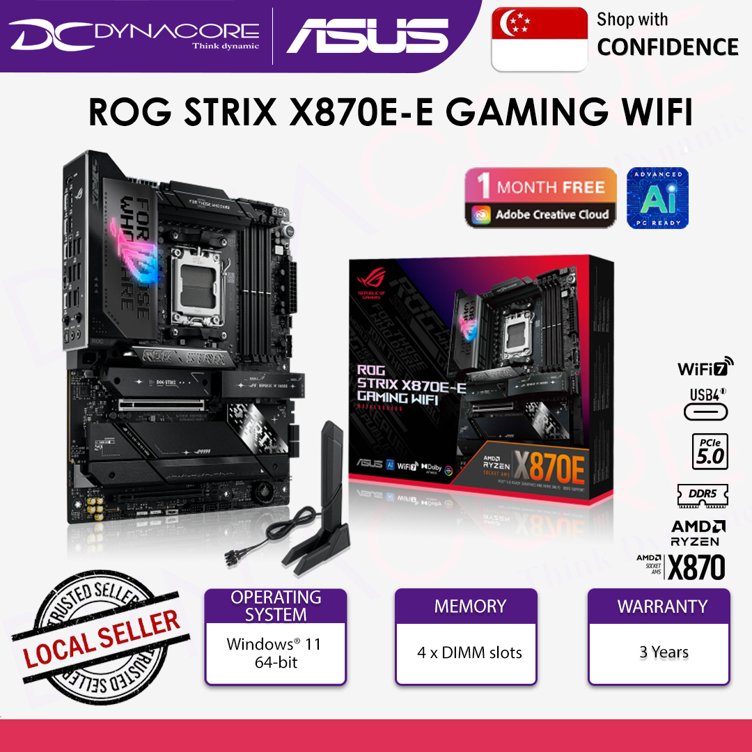 ASUS ROG STRIX X870E-E GAMING WIFI MOTHERBOARD - 4711387724170