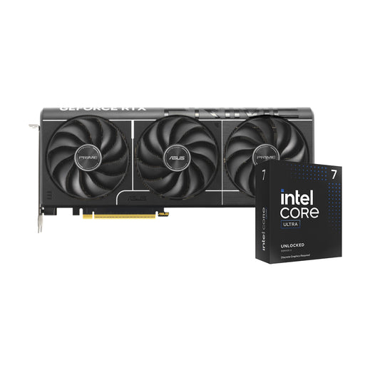 BUNDLE - Asus Prime GeForce RTX 5070 Prime O12G OC 12GB GDDR7 Graphics Card + Intel Core Ultra 7 265K CPU - 4711387837825+5032037282062