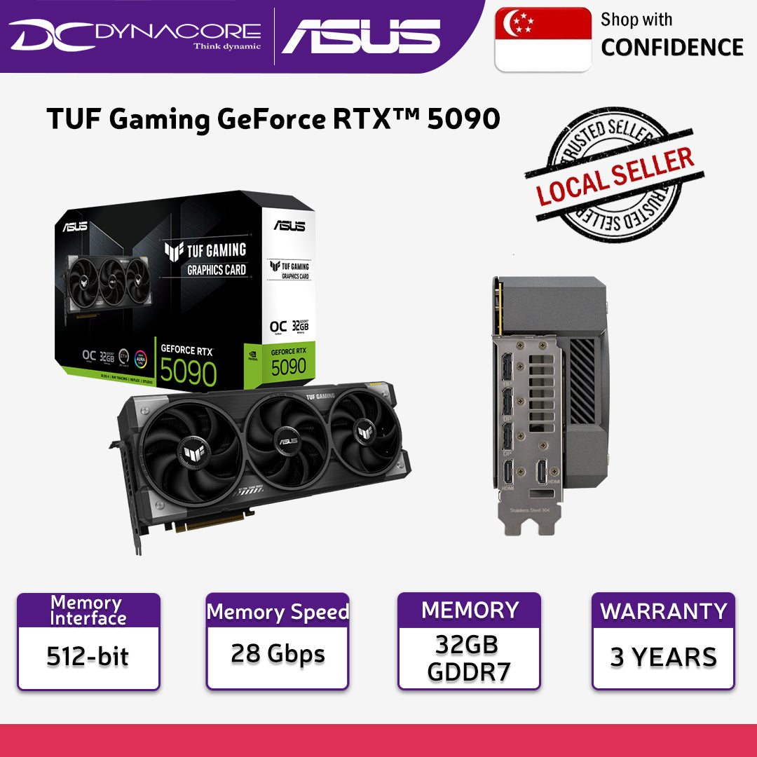 ASUS GEFORCE TUF GAMING RTX5090 O32G TRIPLE FAN OC GDDR7 - 4711387890325