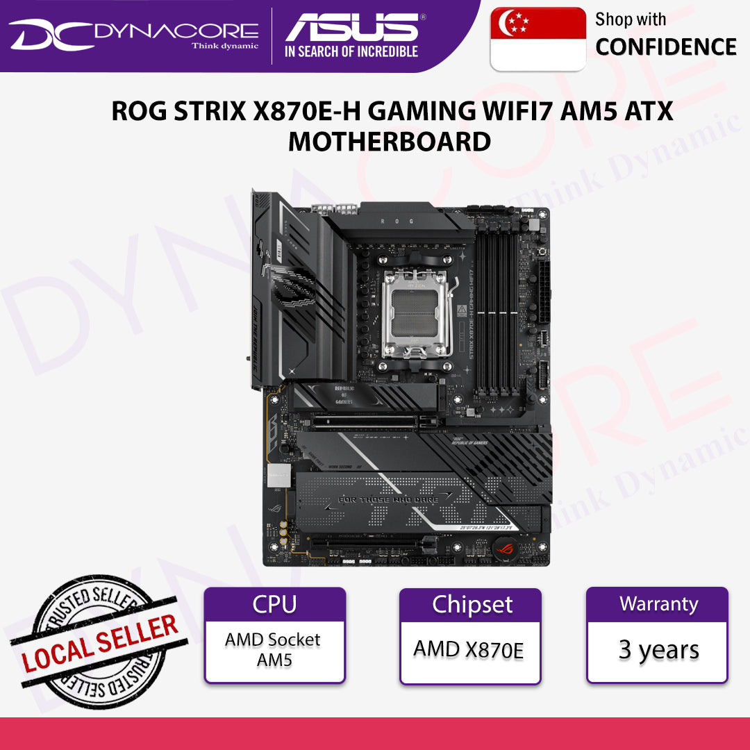 ASUS ROG Strix X870E-E Gaming WiFi AMD Socket AM5 Motherboard - 4711636167222