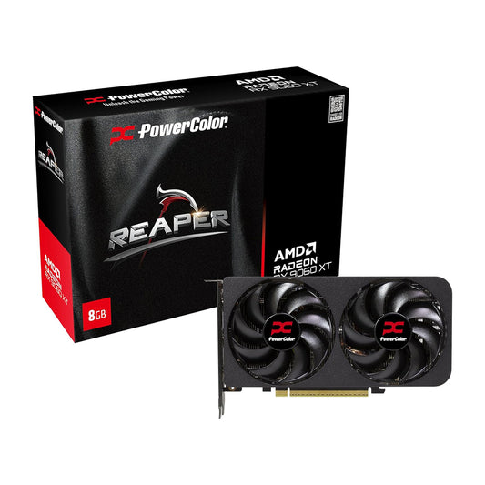 PowerColor Reaper AMD Radeon™ RX 9060XT 16GB GDDR6 Graphics Card - RX9060XT 16G-A - 4713436175964