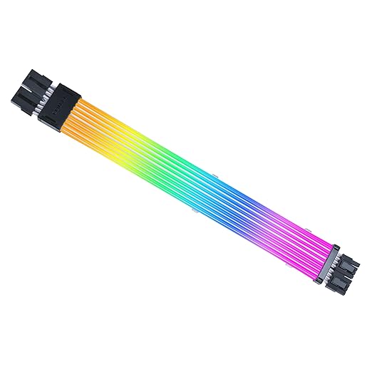 のり liantaiqianye119 Lian Li STRIMER WIRELESS ARGB GPU 2x8pin Extension Cable - 2 x 8