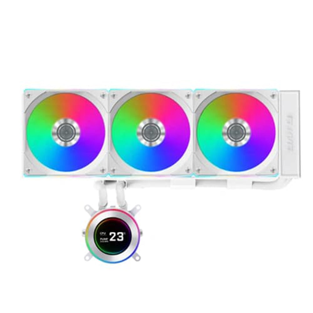 LIAN LI HYDROSHIFT II LCD-C 360CL ARGB WHITE AIO LIQUID COOLER - 4718466018007