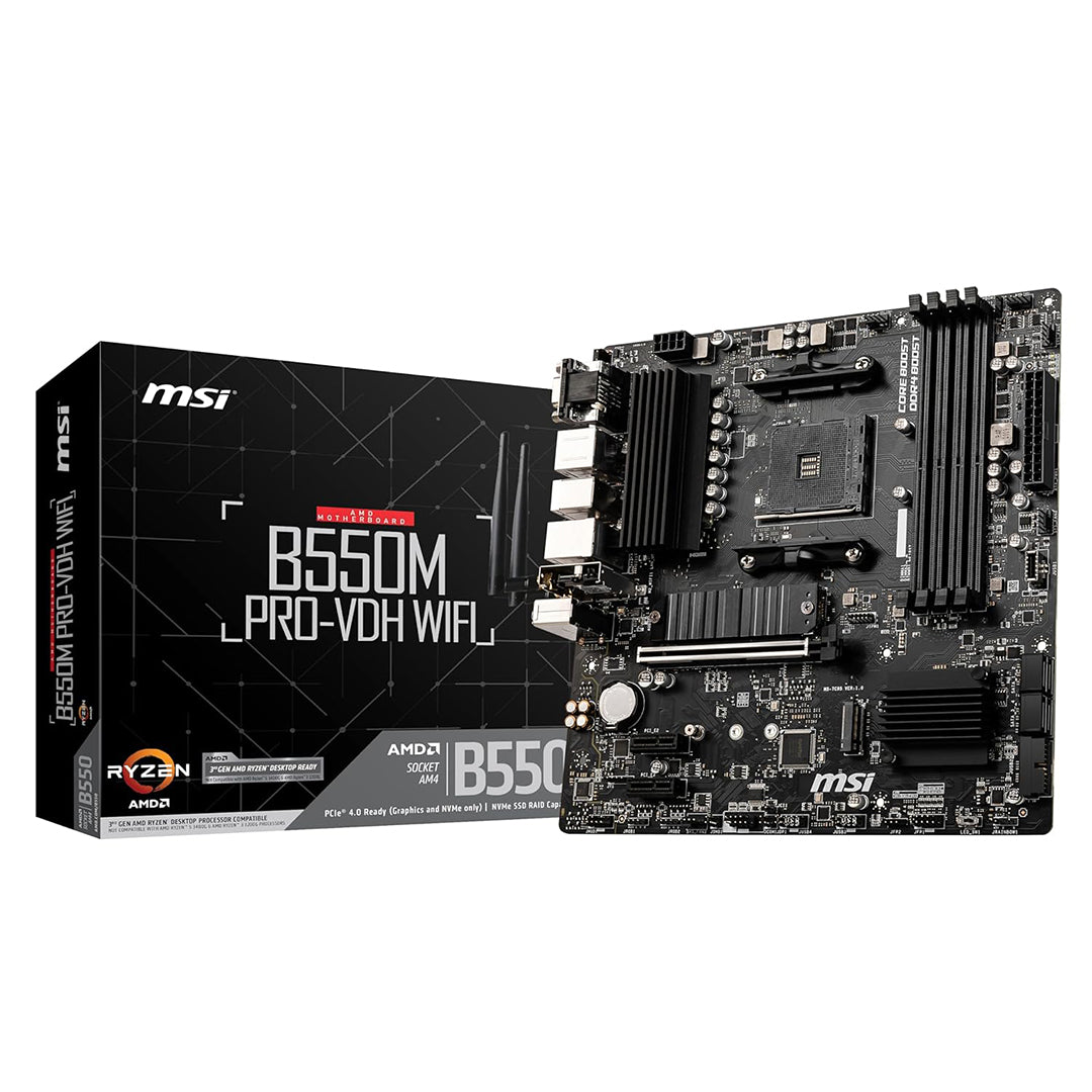 MSI B550M Pro-VDH WIFI Gaming Motherboard -4719072733698