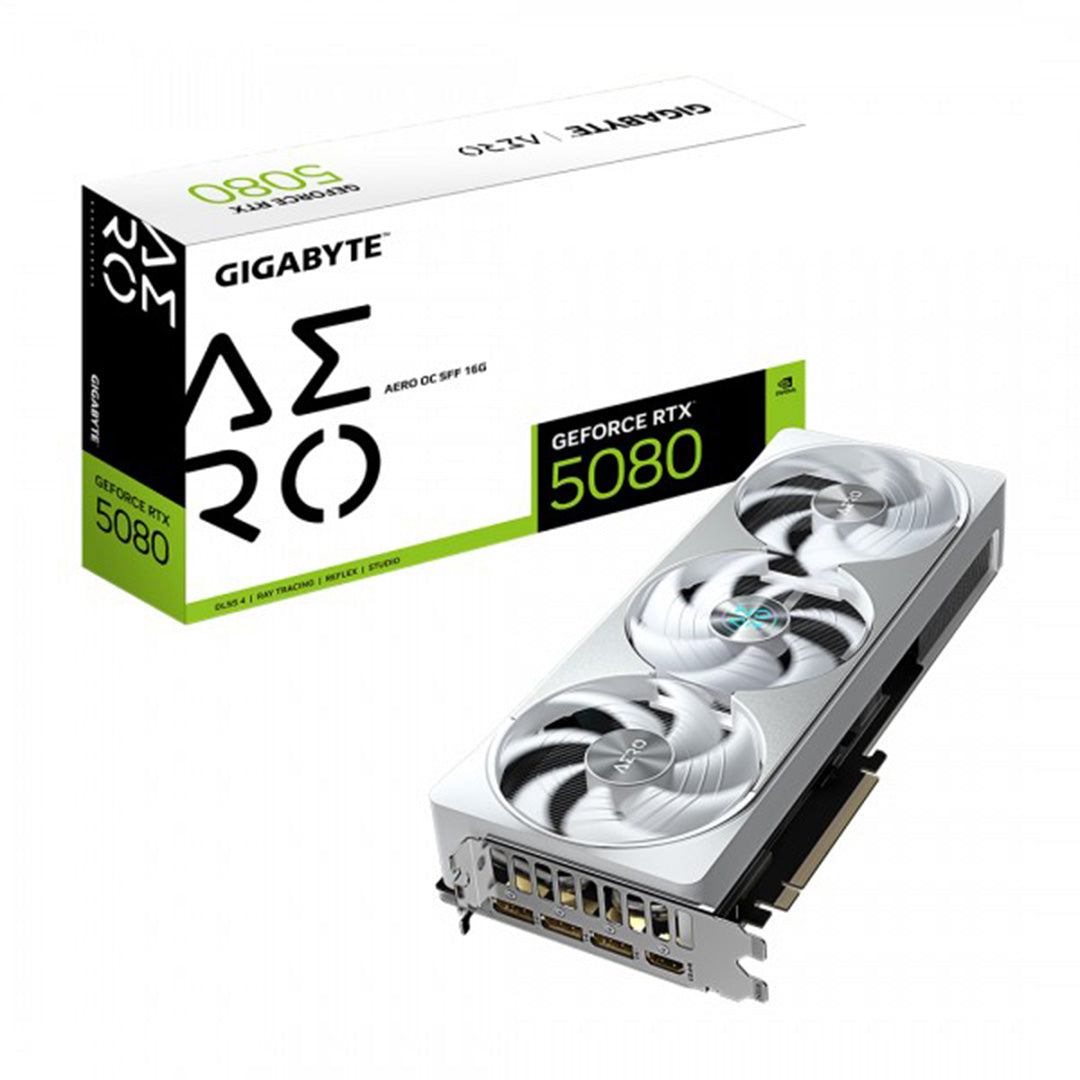 Gigabyte GeForce RTX 5080 Aero OC SFF 16GB GDDR7 Graphics Card - RTX5080 - 4719331355555