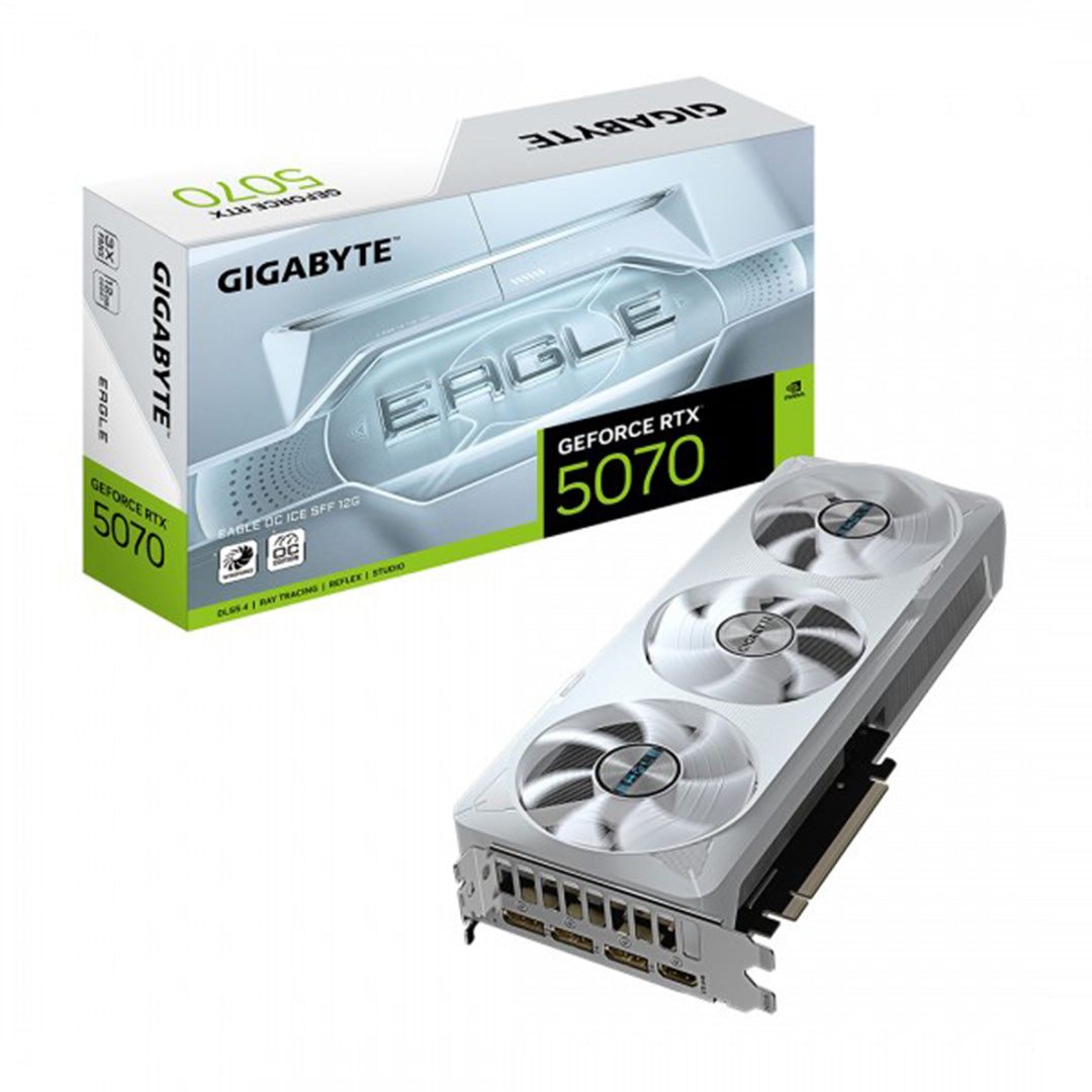 Gigabyte GeForce RTX 5070 Eagle OC Ice SFF 12GB GDDR7 Graphics Card - RTX5070 - 4719331355777
