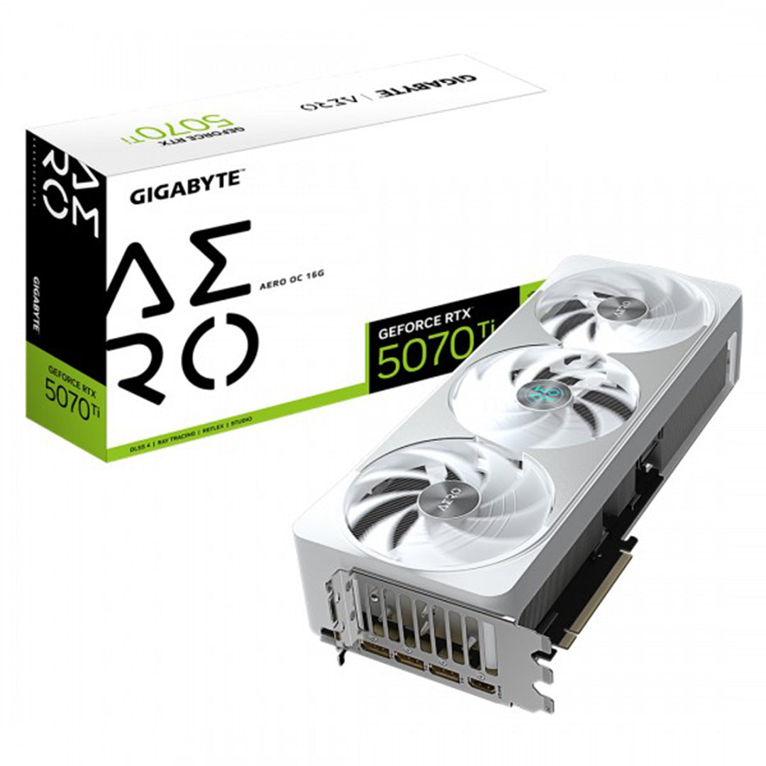Gigabyte GeForce RTX 5070Ti Aero OC 16GB GDDR7 Graphics Card - RTX5070TI  - 4719331355876