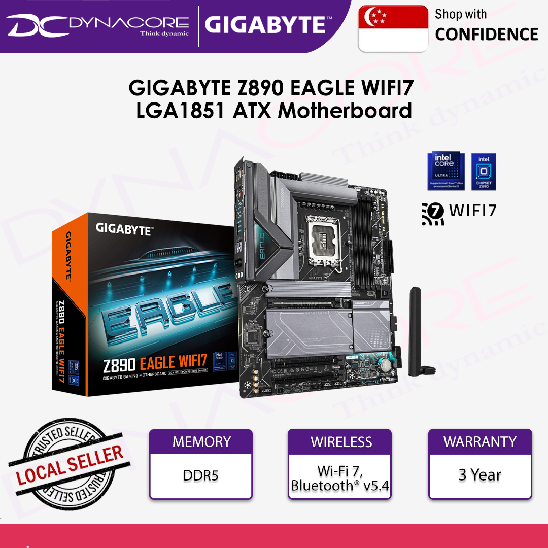 GIGABYTE Z890 EAGLE WIFI7 LGA1851 ATX Motherboard - 4719331864927