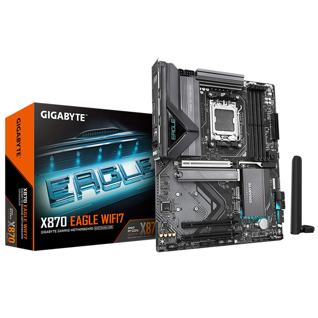 GIGABYTE X870 EAGLE WIFI7 SOCKET AM5 ATX MOTHERBOARD - 4719331864996
