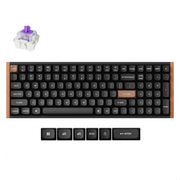 Keychron K4 HE Wireless Magnetic Switch Custom Keyboard (Special Edition-Black) - 4894979016690