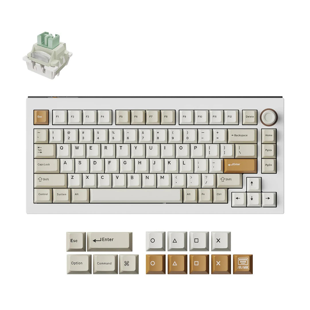 Lemokey L5 HE Magnetic Switch Custom Gaming Keyboard (L5W-P1 Down Master) - 4894979037084