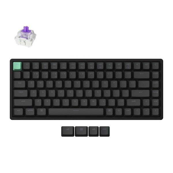 Keychron K2 HE 75% Wireless Magnetic Switch Custom Keyboard (Standard Black) - 4895248889045