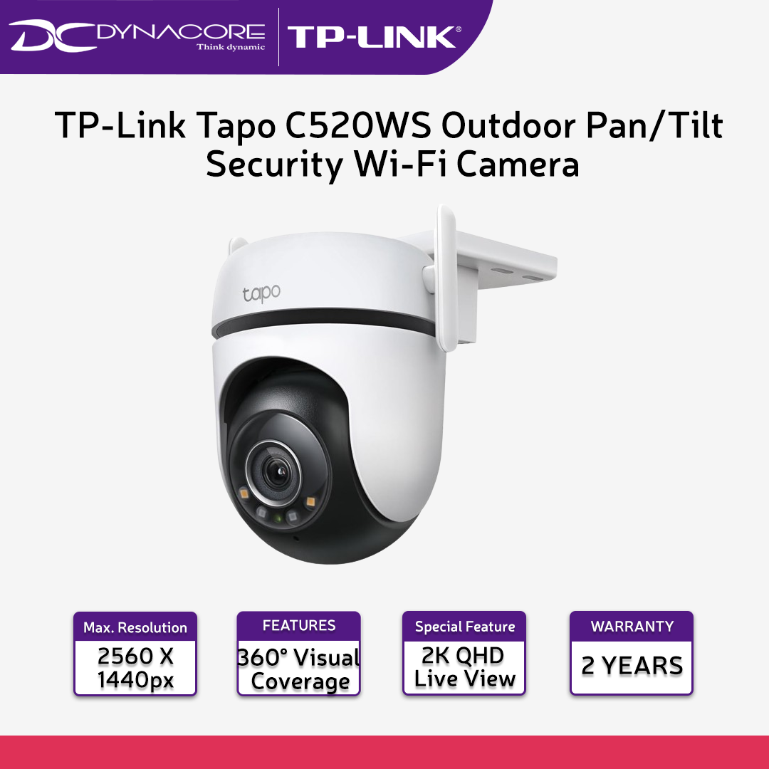 TP-Link Tapo C520WS Outdoor Pan/Tilt Security Wi-Fi Camera - 4895252501599