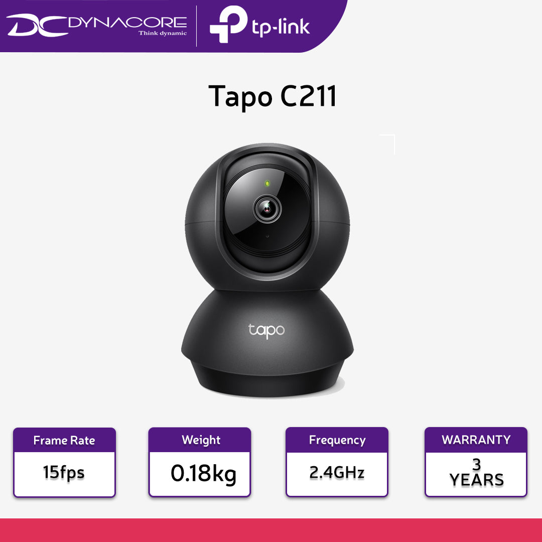 TP-Link Tapo C211 Pan/Tilt Home Security Wi-Fi Camera - 4895252502060