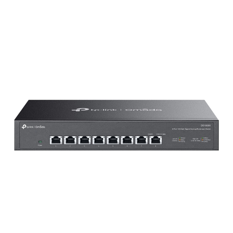 TP-Link DS1008X Omada 8-Port 10G Desktop/Rackmount Switch - 4895252507560