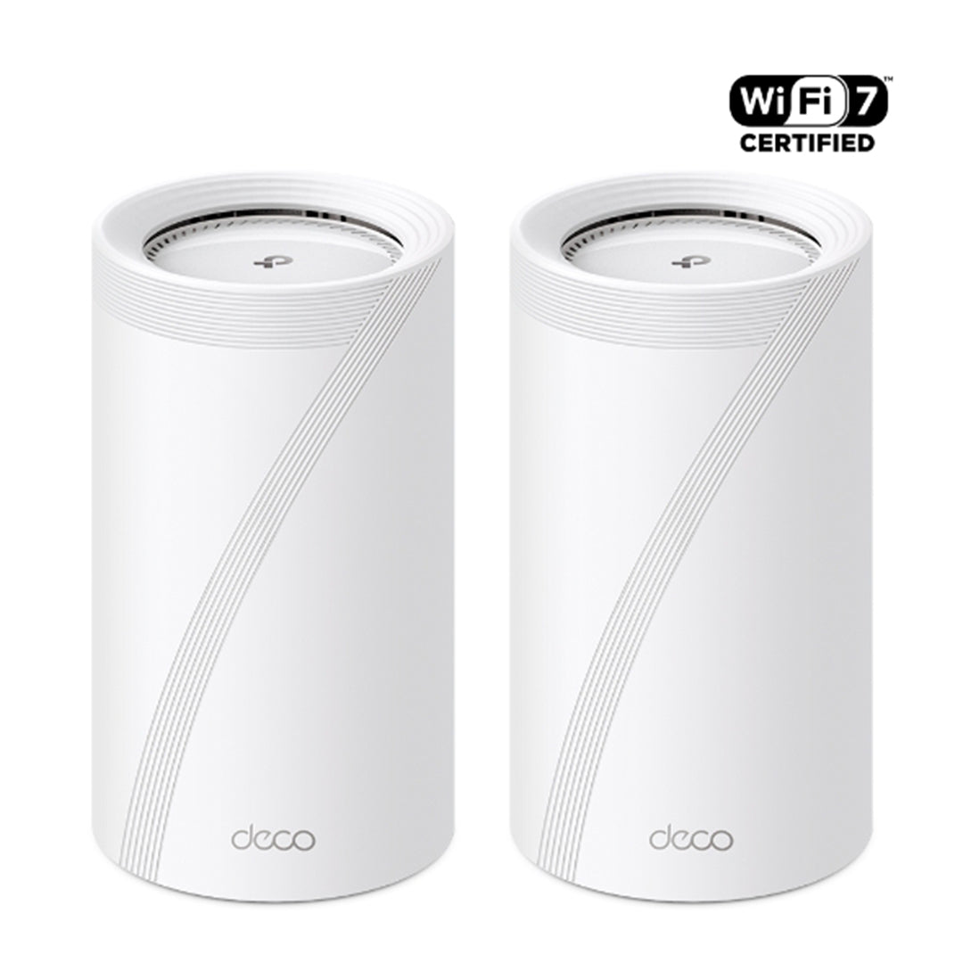 TP-Link Deco BE85 BE22000 Tri-Band Whole Home Mesh WiFi 7 System 2-Pack - 4897098686928