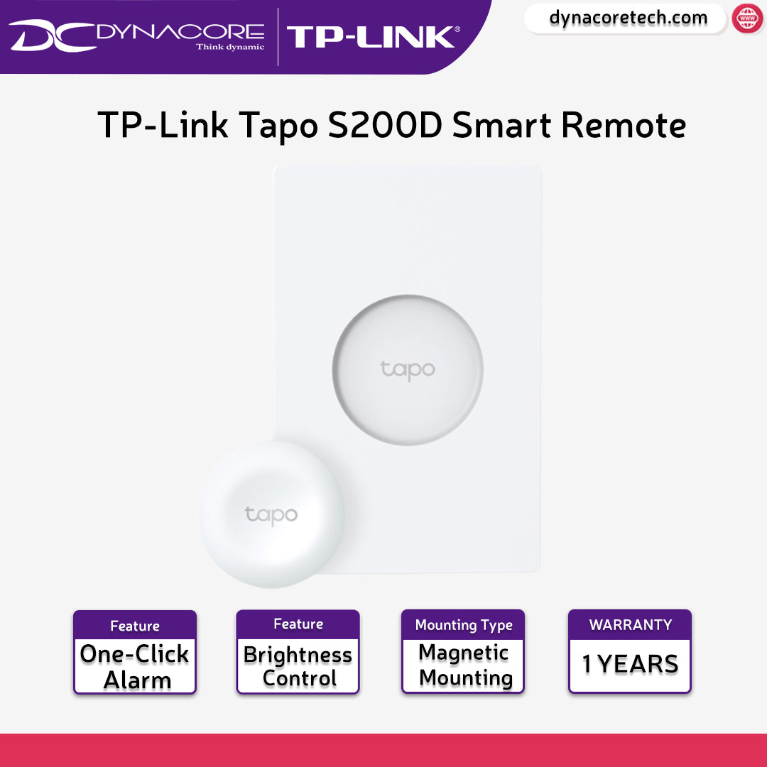 TP-Link Tapo S200D Smart Remote Dimmer Switch - 4897098687819