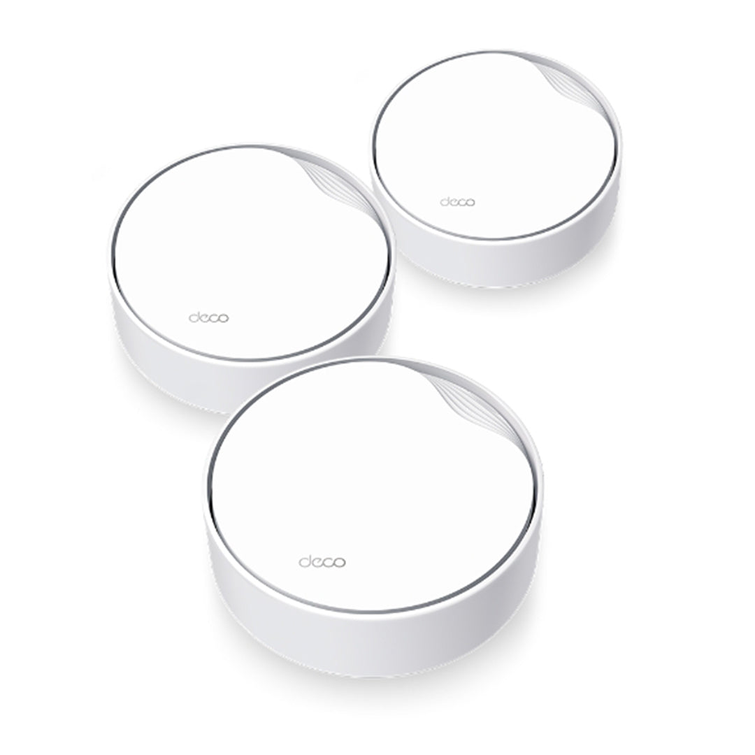 TP-Link Deco X50-PoE AX3000 Whole Home Mesh WiFi 6 System with PoE - 3-Pack - 4897098687918