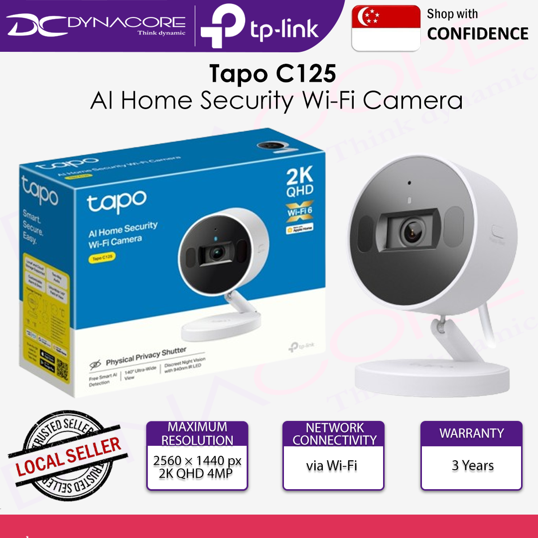 TP-Link Tapo C125 AI Smart Home Security Wi-Fi Camera - 4897098688083