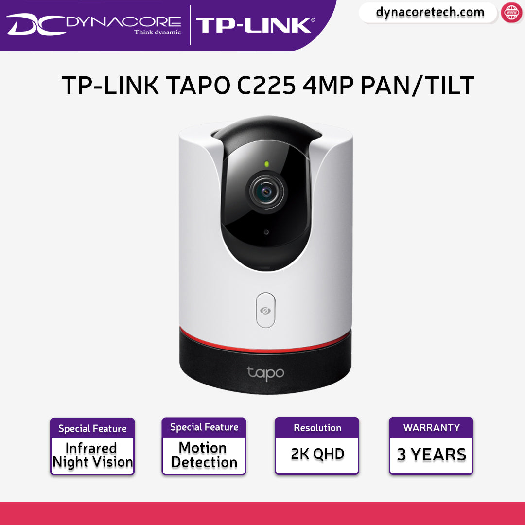 TP-Link Tapo C225 Pan/Tilt AI Home Security Wi-Fi Camera - 4897098688090