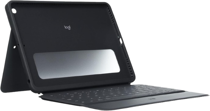 Logitech Rugged Folio 7th and 8th Generation iPad Keyboard Case - 097855151216