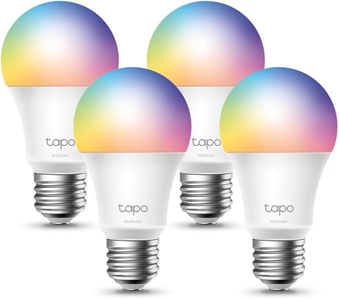 TP-Link Tapo L530E(4-pack) Smart Wi-Fi Light Bulb, Multicolor - 4897098681282