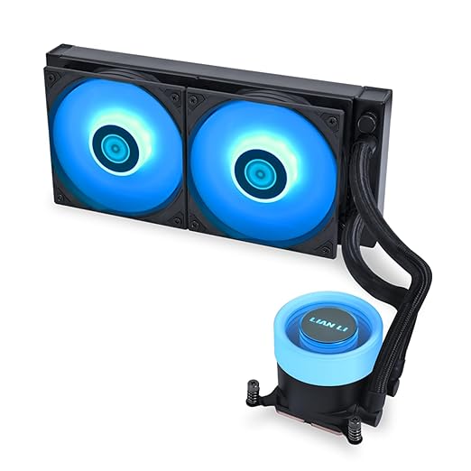 LIAN LI GALAHAD II LITE 240 RGB BLACK AIO LIQUID COOLER - 4718466016652