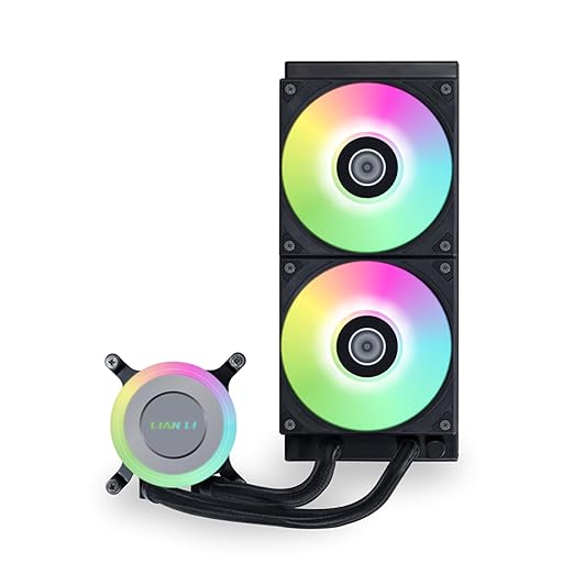 LIAN LI GALAHAD II LITE 240 RGB BLACK AIO LIQUID COOLER - 4718466016652