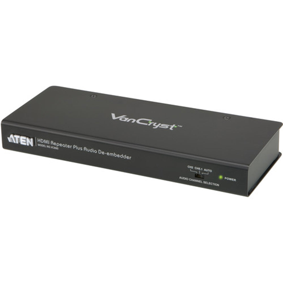 ATEN VC880-AT-E HDMI Repeater Plus Audio De-embedder - 672792002922