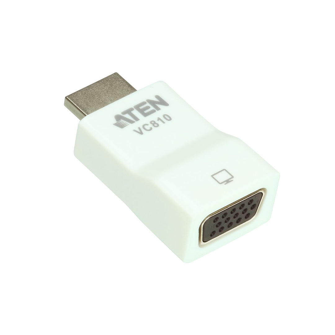 ATEN VC810-AT Professional Audio/Video Video Converters VC810 HDMI to VGA Adapter - 672792005411