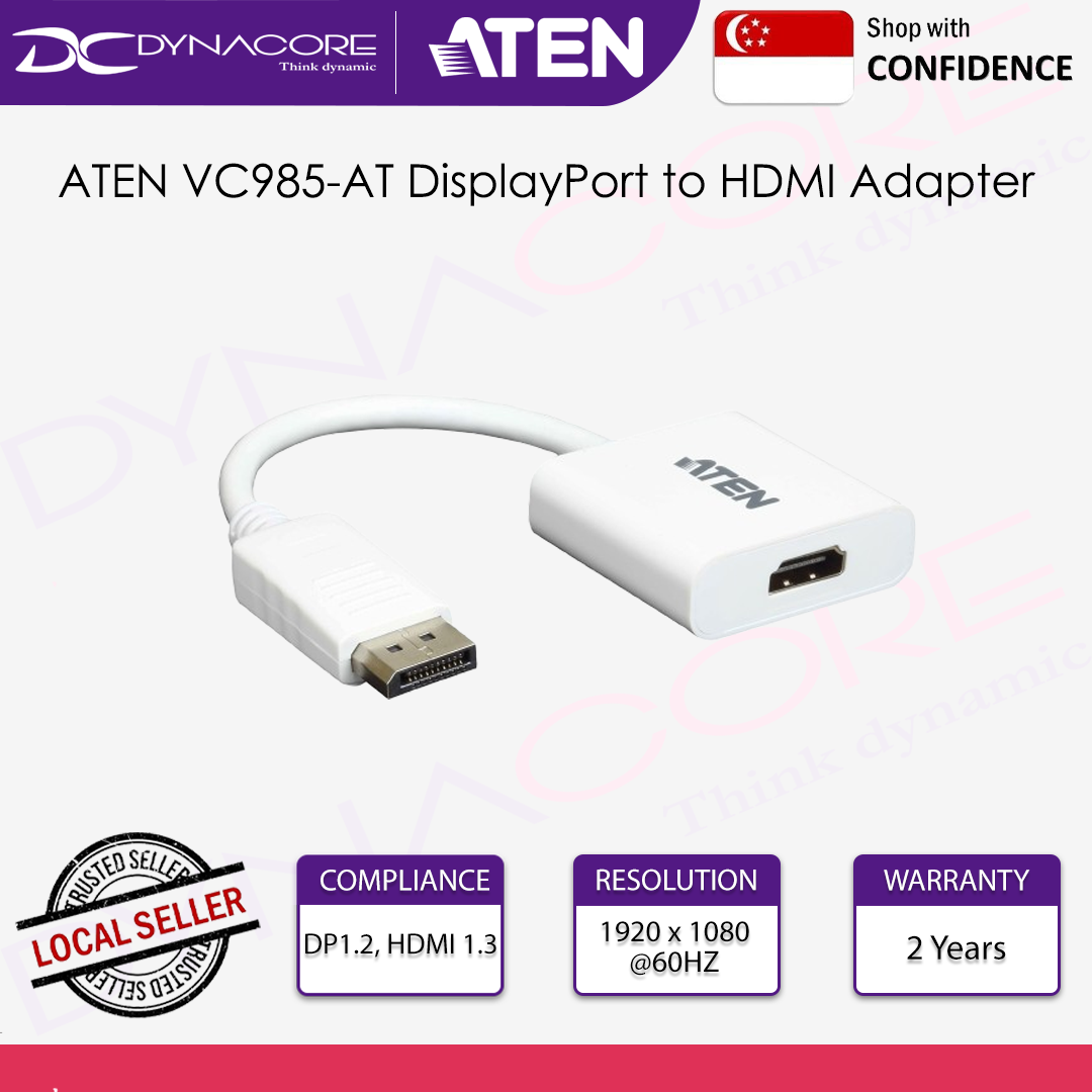 ATEN VC985-AT DisplayPort to HDMI Adapter - 672792006760