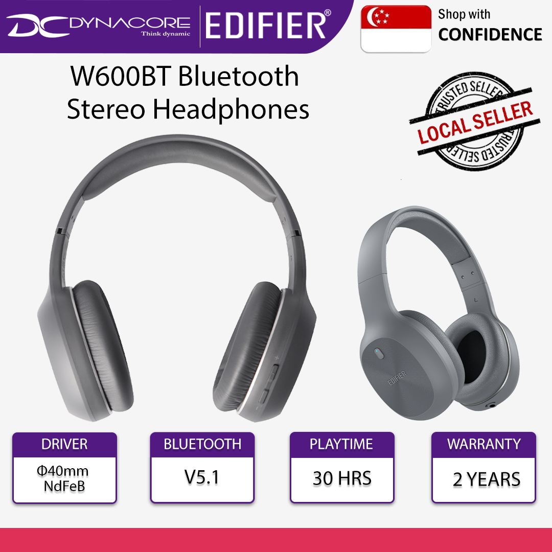 Edifier W600BT Bluetooth Stereo Headphones - 6923520242801