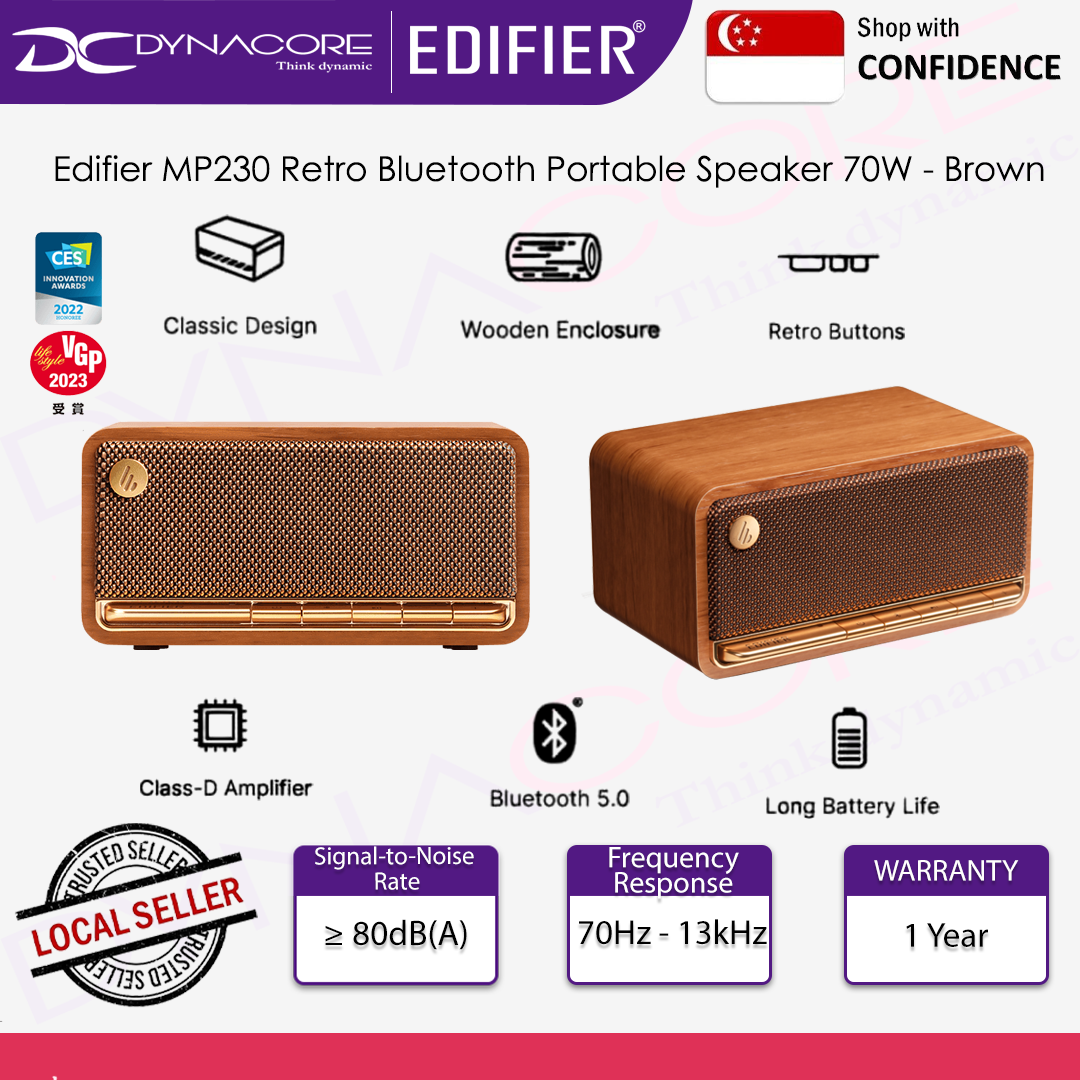 Edifier MP230 Retro Bluetooth Portable Speaker - 6923520269211