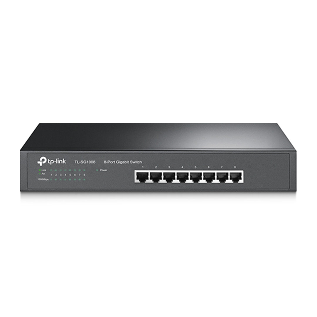 TP-Link TL-SG1008 8-Port Gigabit Desktop/Rackmount Switch - 6935364021573