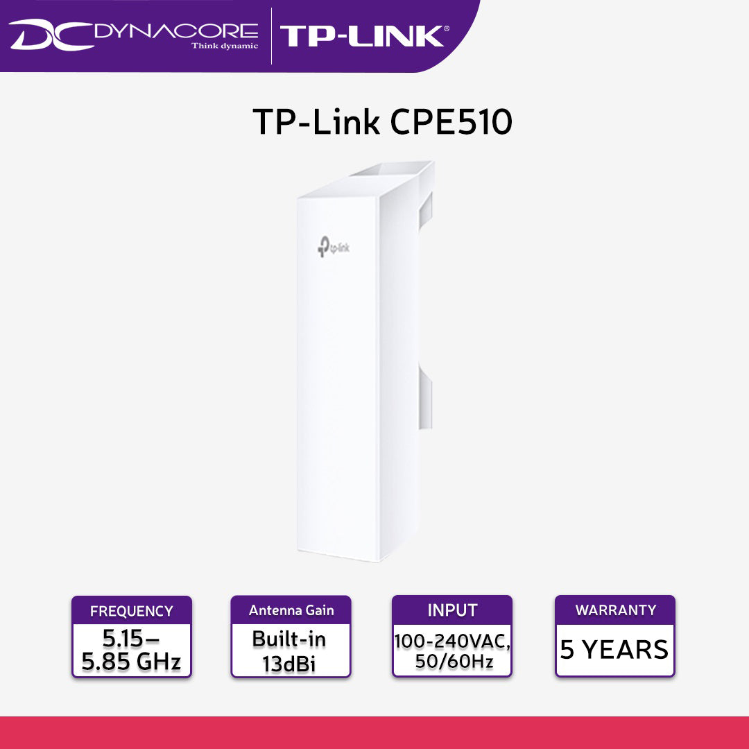 TP-LINK CPE510 5GHz 300Mbps 13dBi OUTDOOR CPE - 6935364070922