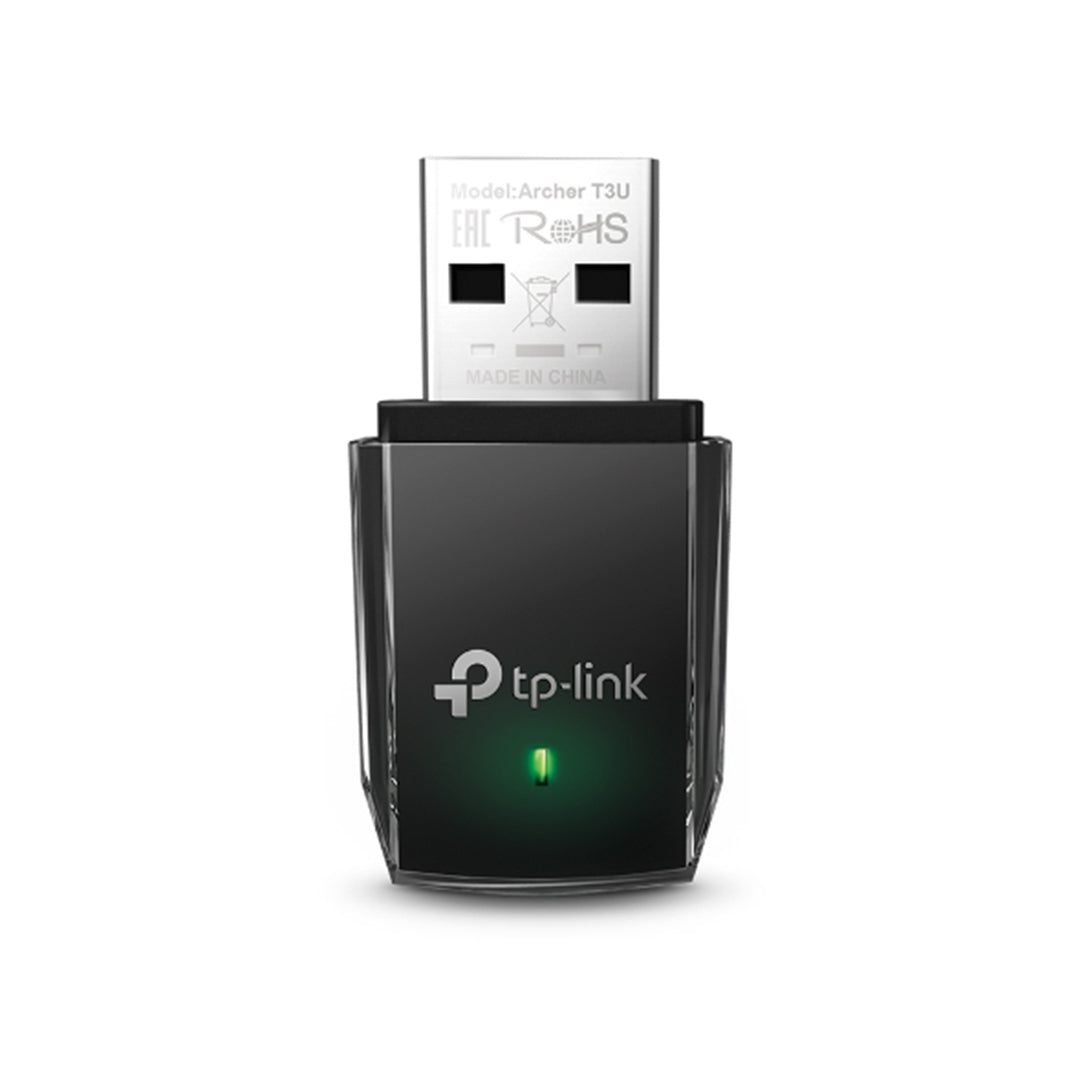 TP-LINK Archer T3U AC1300(2.4Ghz+5Ghz) Mini Wireless Dual Band Mu-Mimo USB Wifi Adapter - 6935364083830
