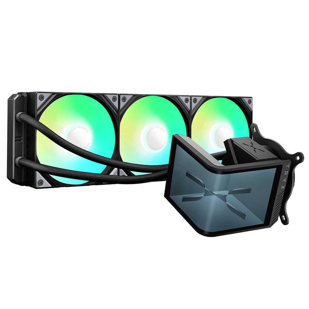 TRYX PANORAMA SE 360 ARGB BLACK ALL IN ONE LIQUID COOLER - 6977029650247