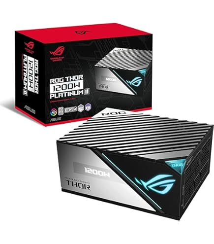 ASUS ROG THOR 1200W PLATINUM III ATX3.1 80+ FULLY MODULAR PSU(10YRS) - 4711387610442