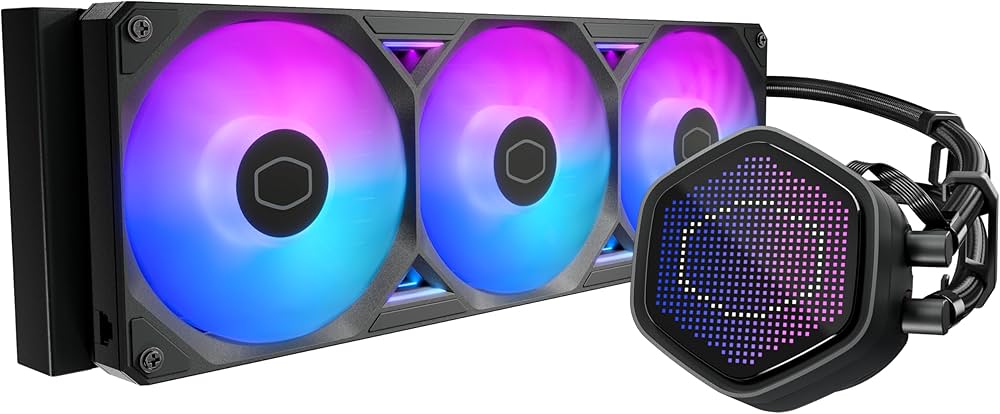 Cooler Master MasterLiquid 360 Atmos II Pixel LED ARGB | 360mm AIO Liquid Cooler - 884102131912