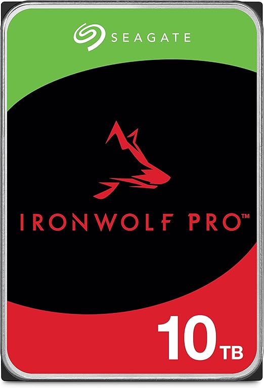 SEAGATE IRONWOLF PRO 3.5" 10TB 7200RPM NAS HDD(5YRS) - ST10000NT001