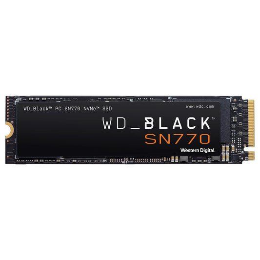 WD BLACK SN770 2TB 5150MB/s GEN4 NVMe M.2 SSD(5YRS) - 718037887357