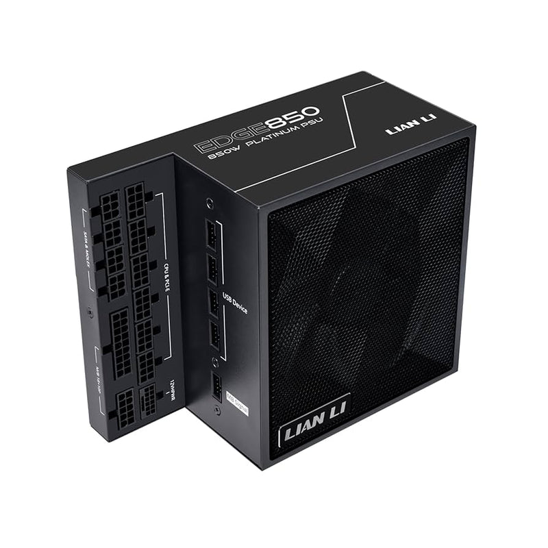 LIAN LI EDGE850-850W BLACK ATX3.0 PCIe5.1 80+ PLATINUM MODULAR PSU(10YRS) - 4718466015143