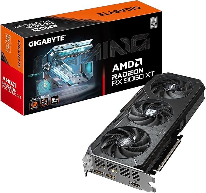 GIGABYTE AMD RADEON RX9060XT GAMING OC 8GB TRIPLE FAN GDDR6 - 4719331356231