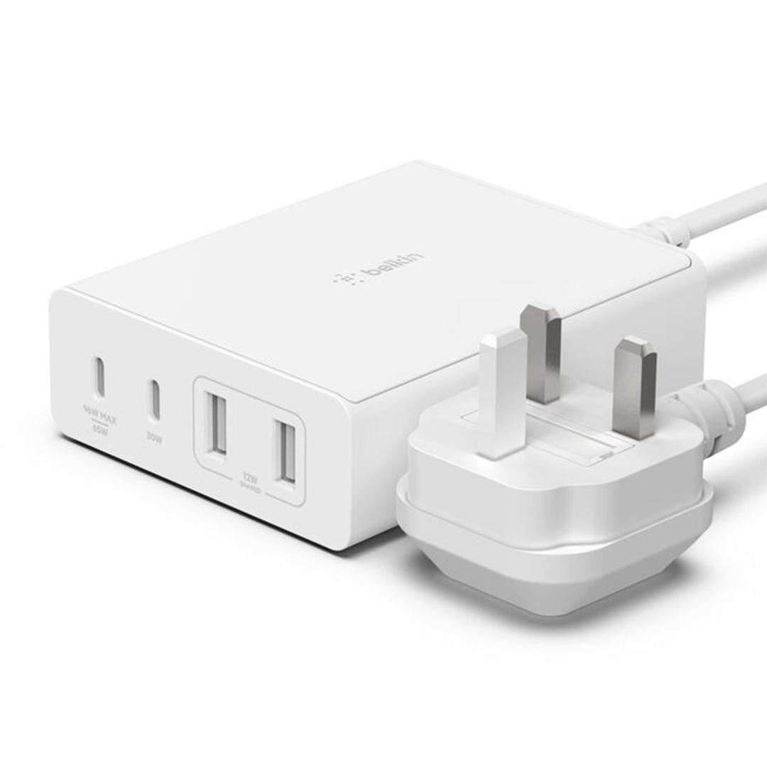 BELKIN BoostCharge Pro 4-Port GaN Charger 108W - WCH010MYWH - 745883827510