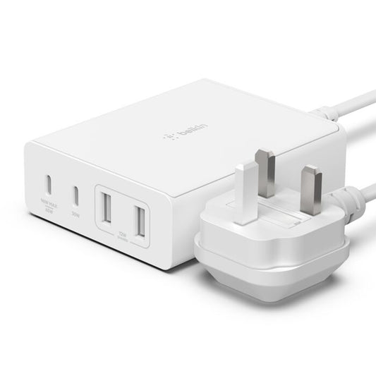 BELKIN BoostCharge Pro 4-Port GaN Charger 108W - WCH010MYWH - 745883827510