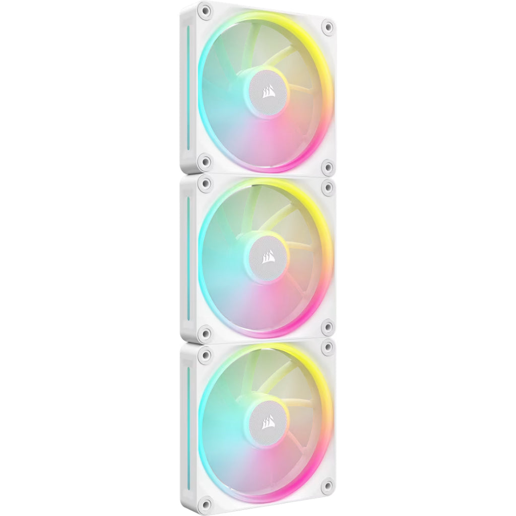 CORSAIR iCUE Link LX120 RGB 120mm PWM Fans Triple Pack - Black - White