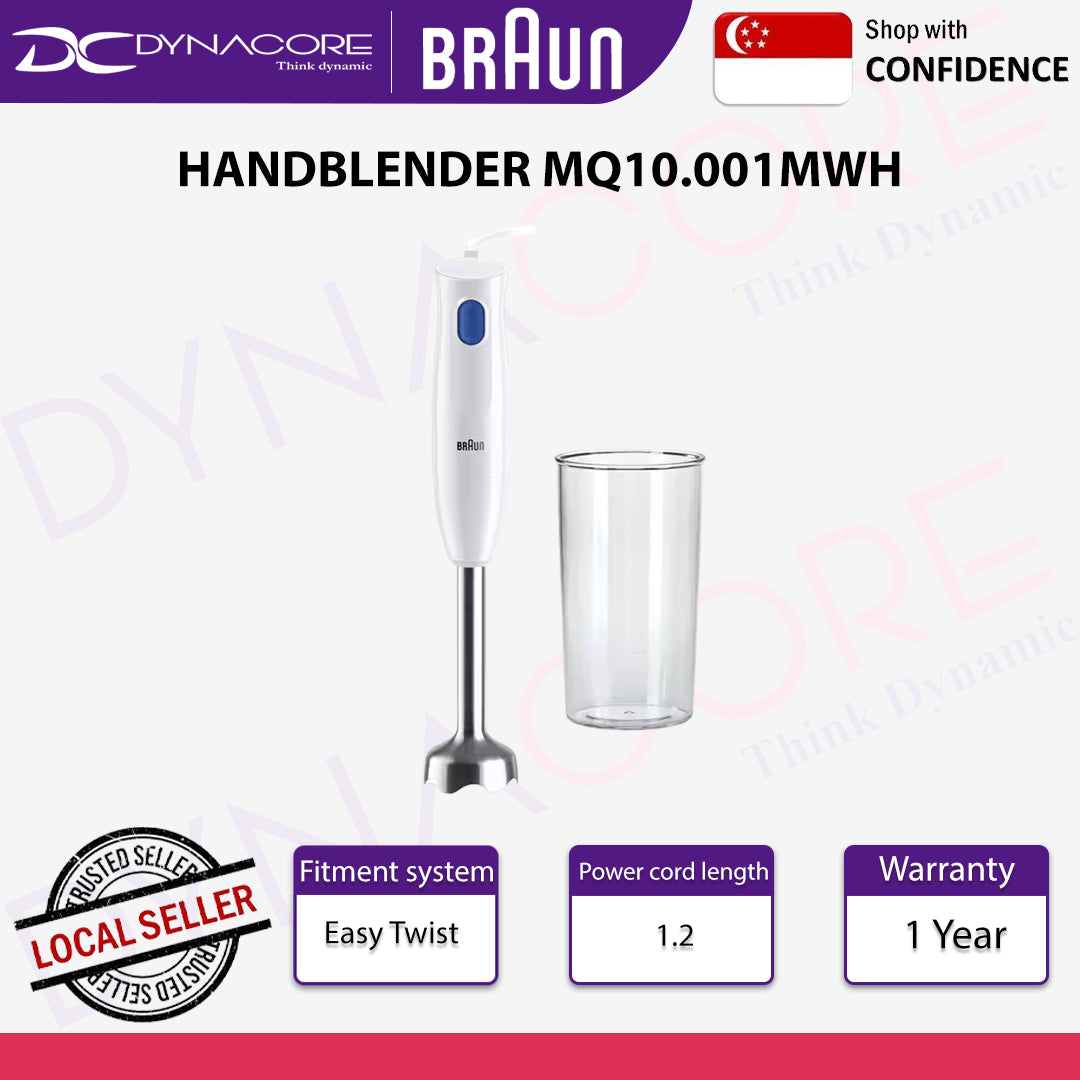 BRAUN MultiQuick 1 Hand blender MQ10.001M WH - 8021098002303