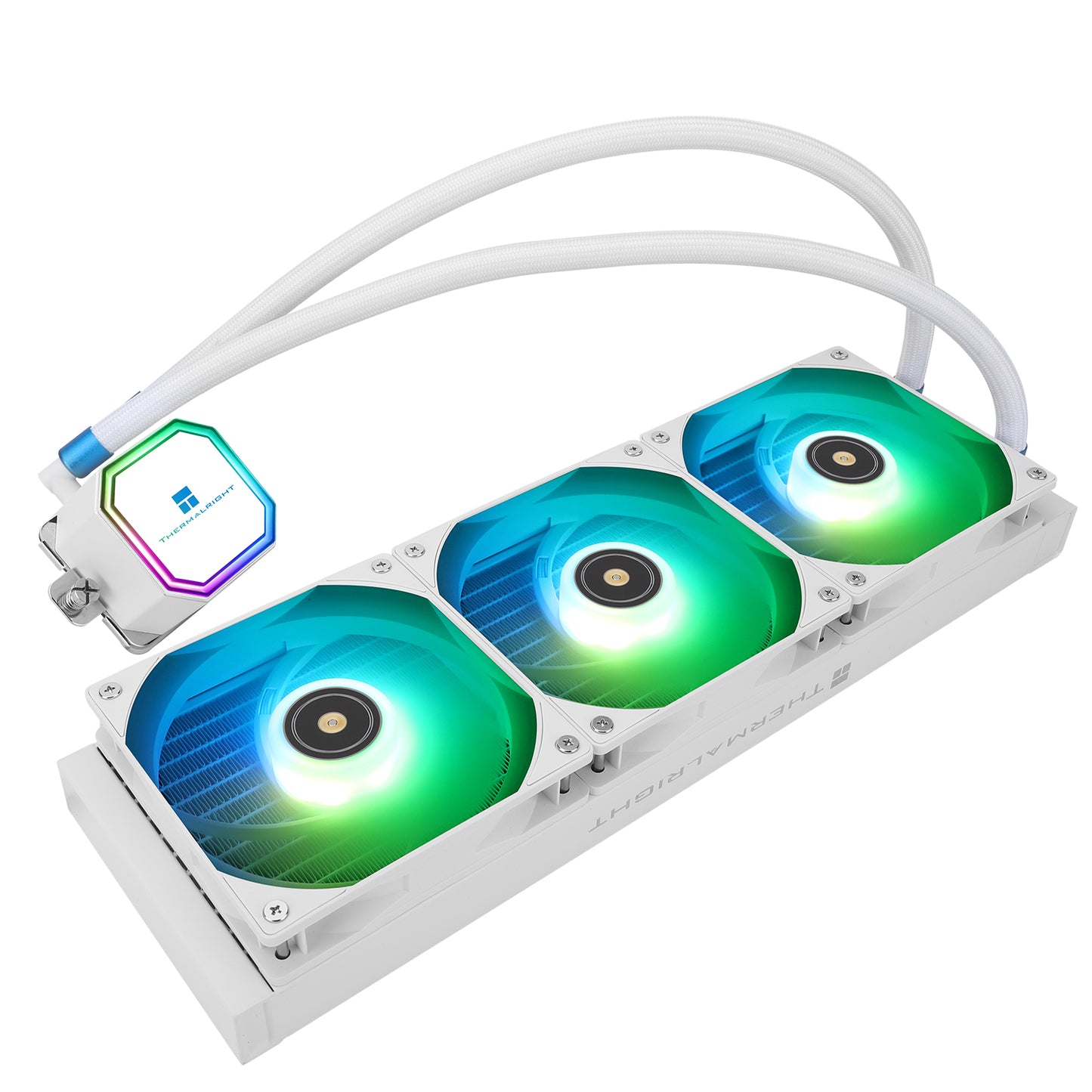 THERMALRIGHT FROZEN PRISM 360 WHITE ARGB ALL IN ONE LIQUID COOLER - 814256015455