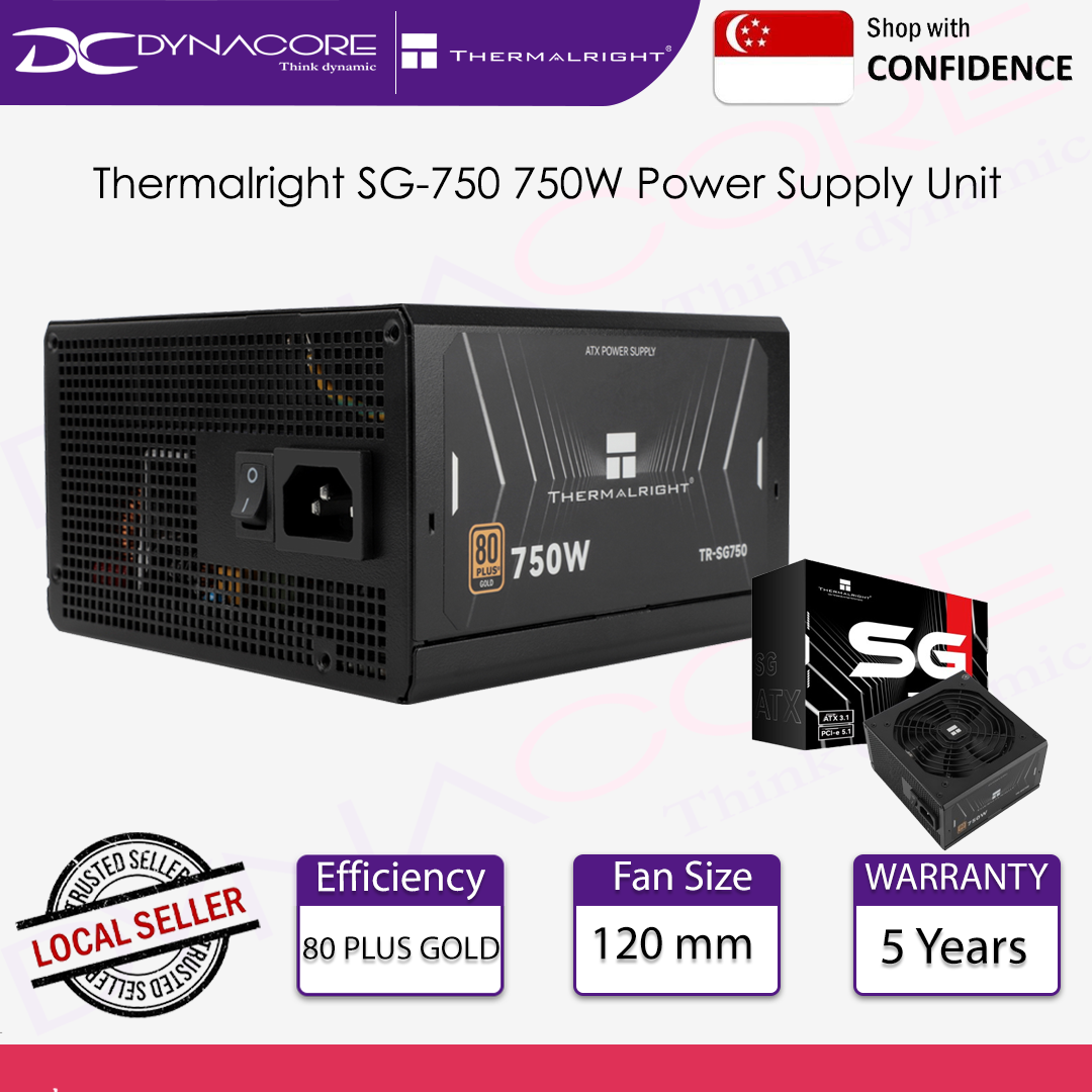 Thermalright SG 750W | Fully-Modular 80+ Gold PSU - 814256018012